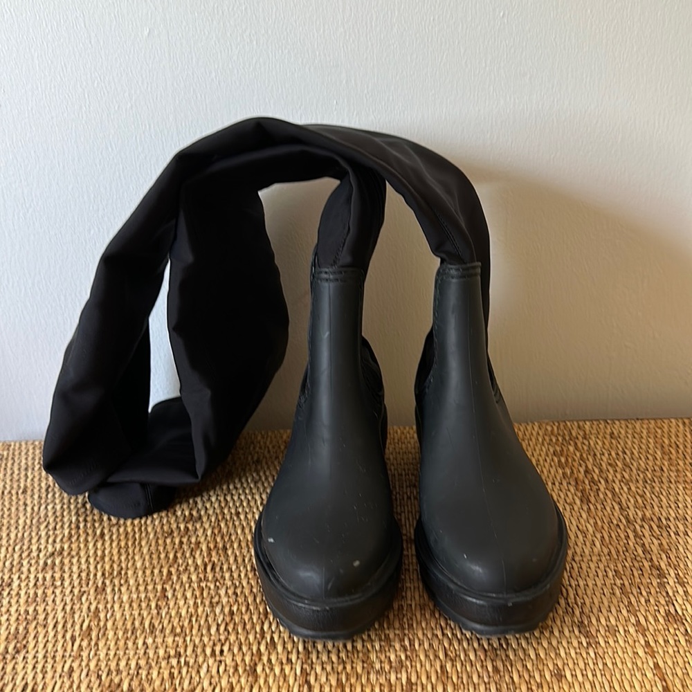 Thigh high boots!